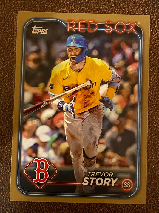 Trevor Story - 2024 Topps Series 2 - Gold /2024 - Red Sox