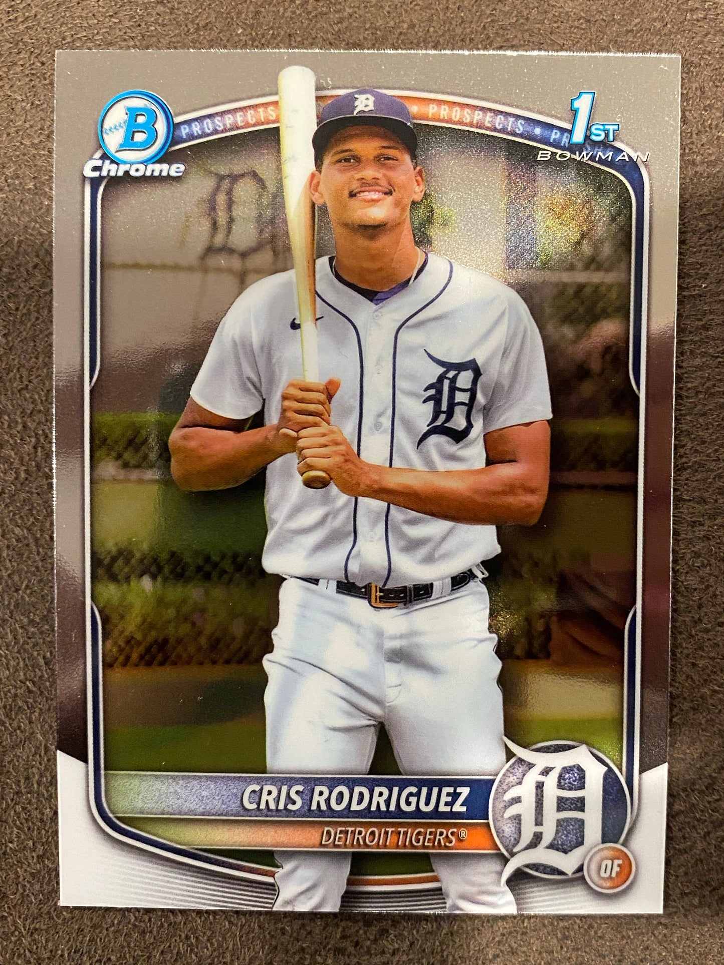 Cris Rodriguez - 2025 Bowman Chrome - 1st Chrome - Tigers