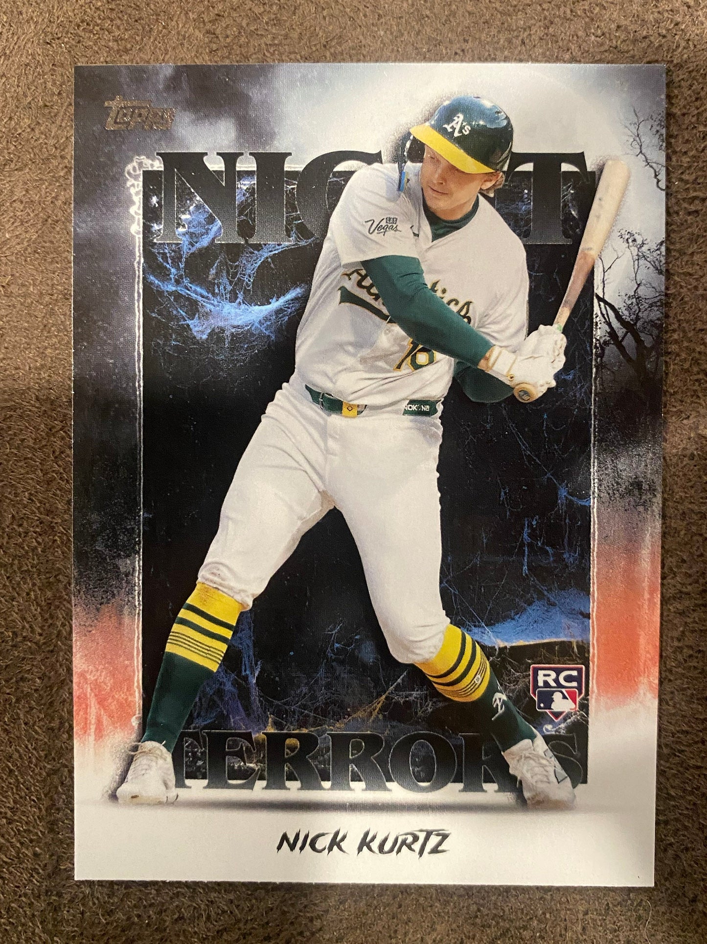 Nick Kurtz - 2025 Topps Update - Night Terrors Insert - Athletics