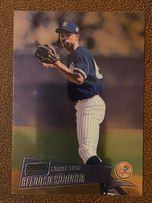 Alfonso Soriano - 2000 Stadium Club Chrome - Base - Yankees