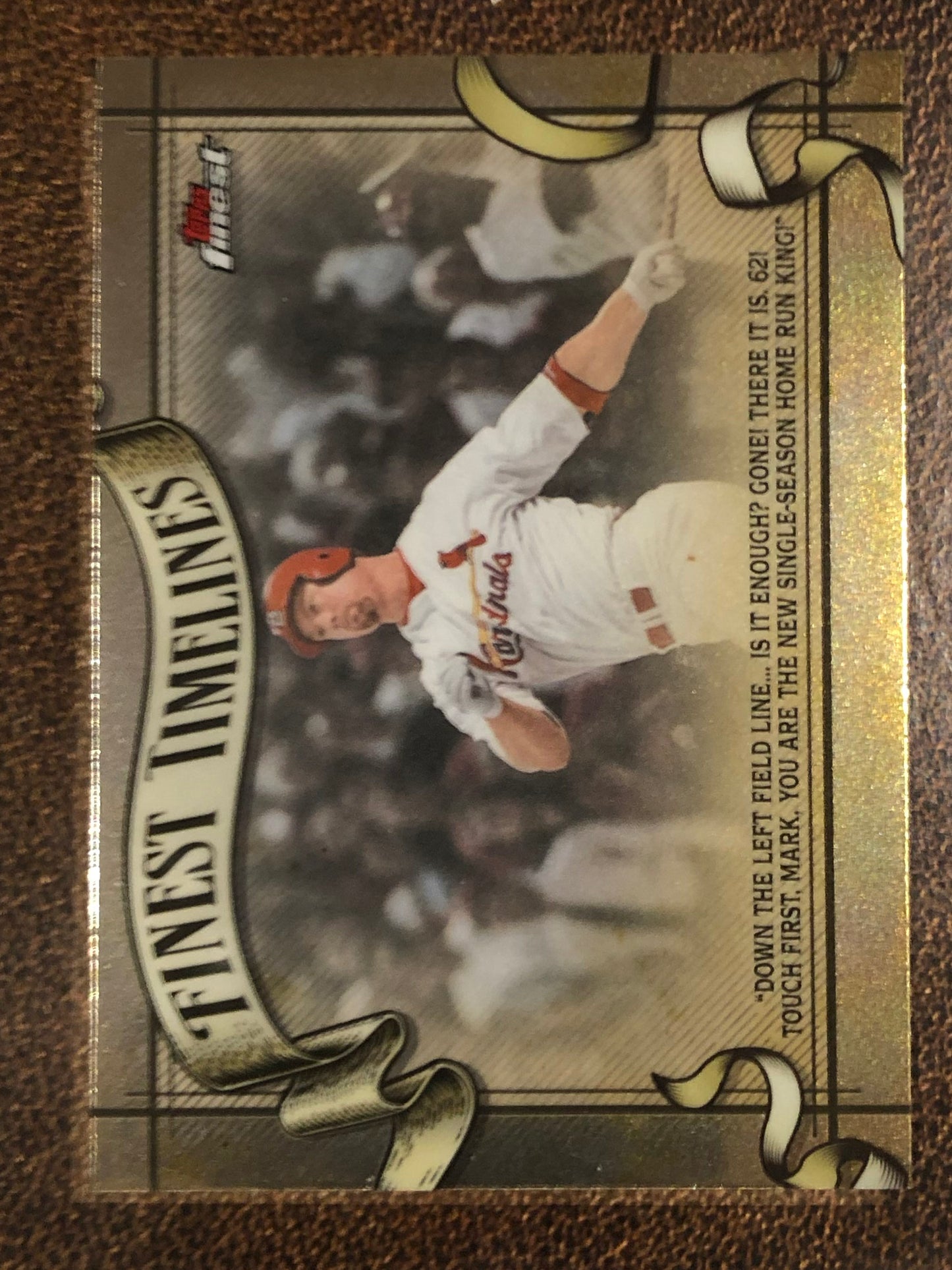 Mark McGwire - 2026 Topps Finest - Finest Timelines - Cardinals