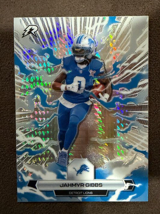Jahmyr Gibbs - 2026 Topps Resurgence - Prism Refractor - Lions