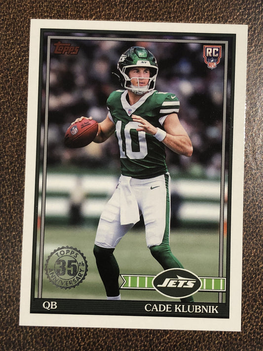 Cade Klubnik - 2026 Topps Flagship - 1991 Insert - Jets