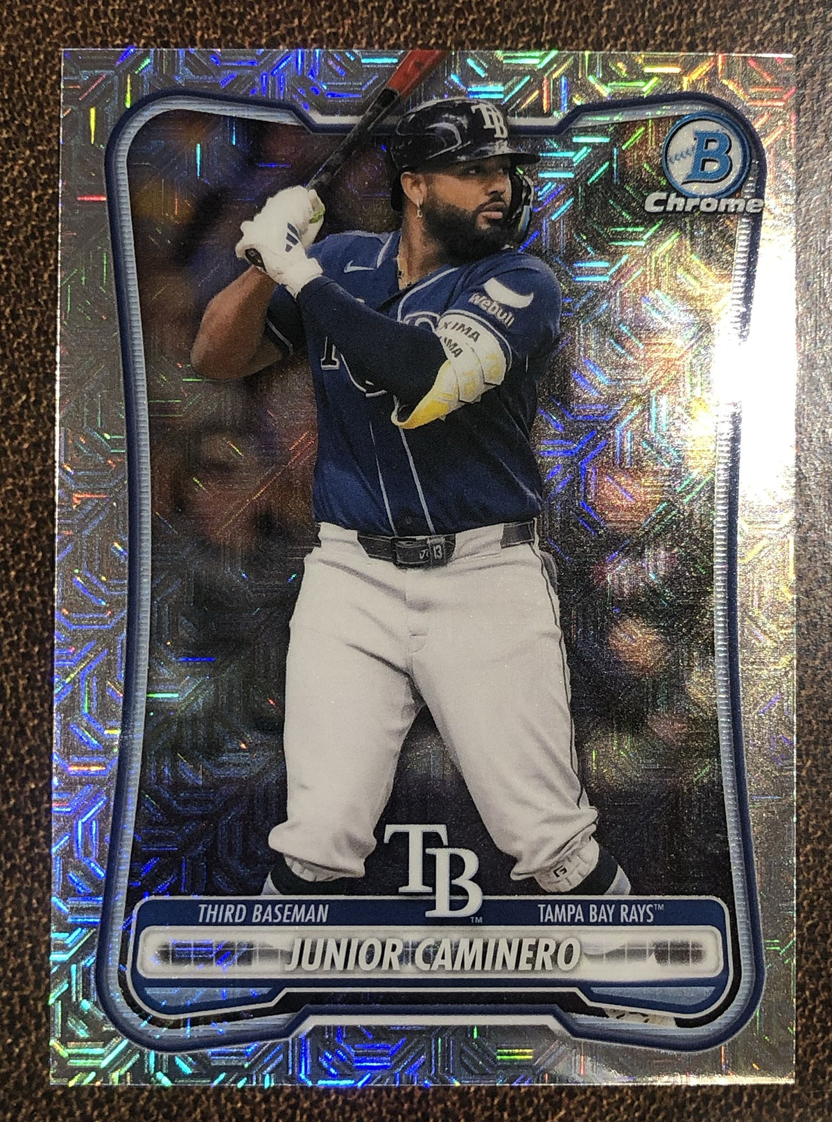 Junior Caminero - 2026 Bowman Chrome - MOJO - Rays