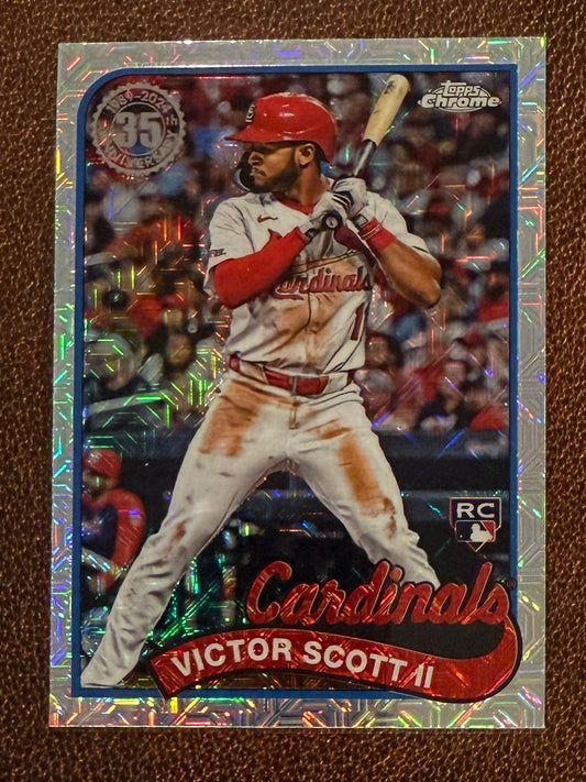 Victor Scott II - 2024 Topps Update - Silver Pack Mojo Refractor - Cardinals