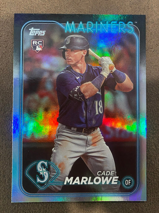 Cade Marlowe - 2024 Topps Series 1 - Rainbow Foil - Mariners