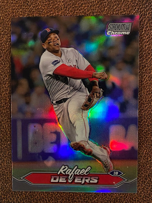 Rafael Devers - 2024 Topps Stadium Club - Refractor - Red Sox