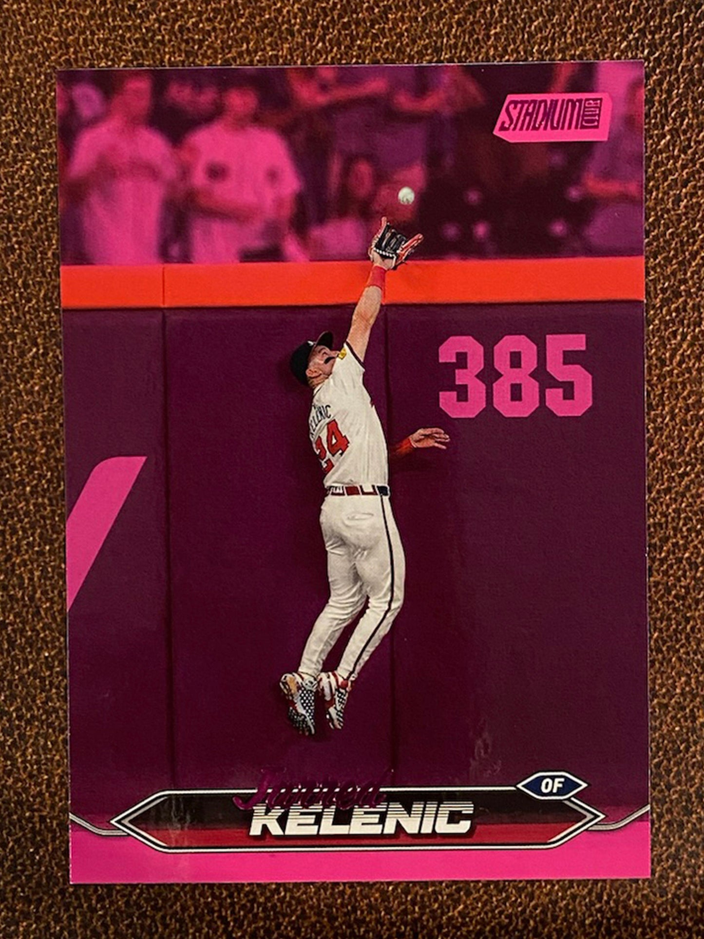 Jarred Kelenic - 2024 Topps Stadium Club - Pink Foil - Braves