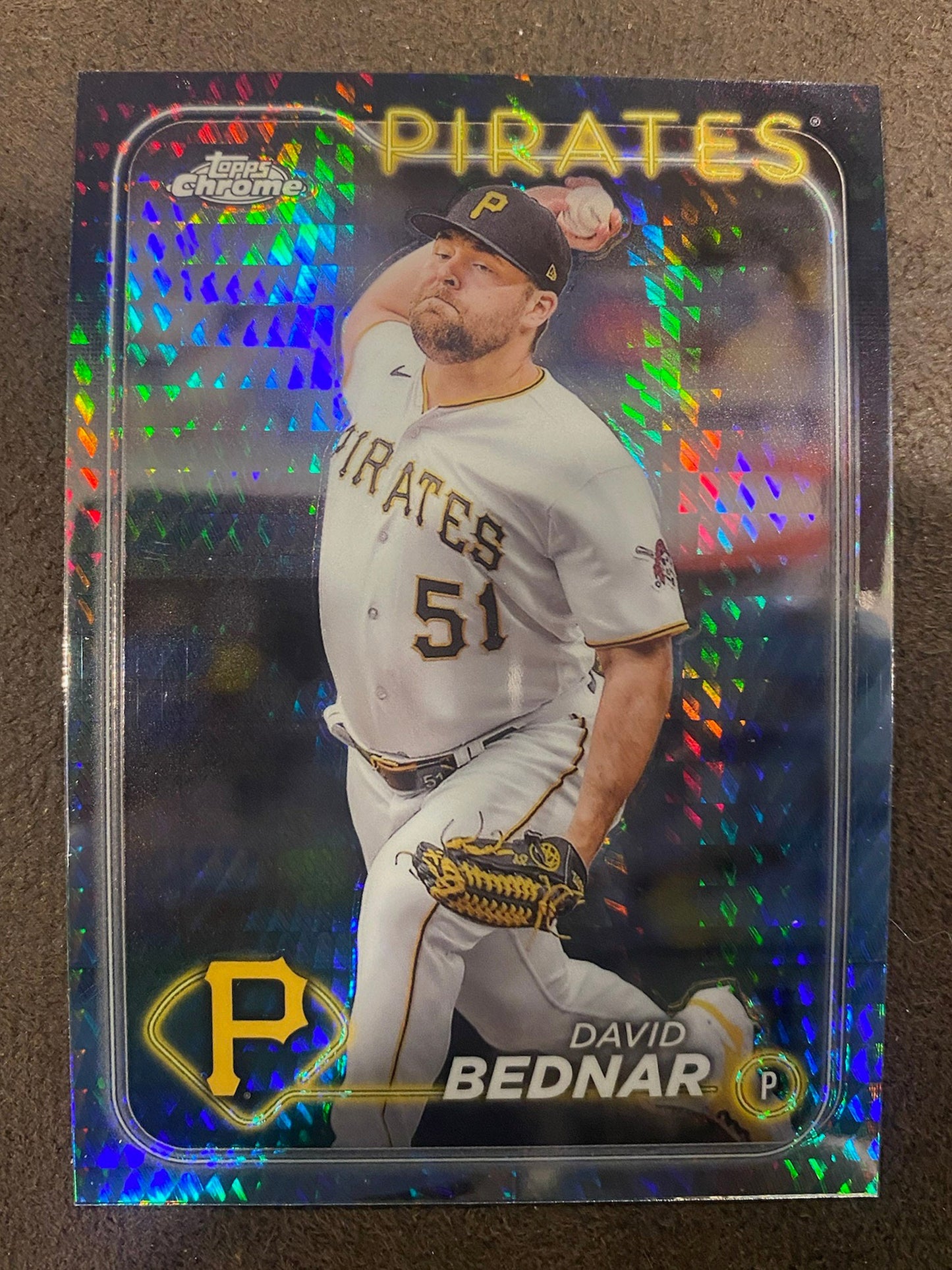 David Bednar - 2024 Topps Chrome - Prism Refractors - Pirates