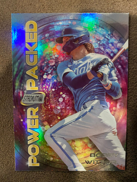 Bobby Witt Jr. - 2024 Topps Stadium Club - Power Packed - Royals