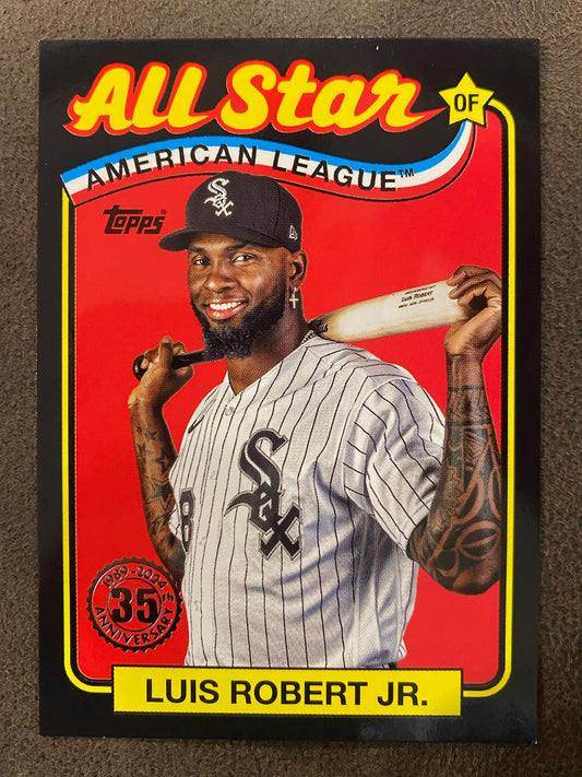 Luis Robert Jr. - 2024 Topps Series 2 - 1989 All Star BLACK /299 - White Sox