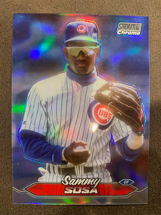 Sammy Sosa - 2024 Topps Stadium Club - Chrome Refractor - Cubs