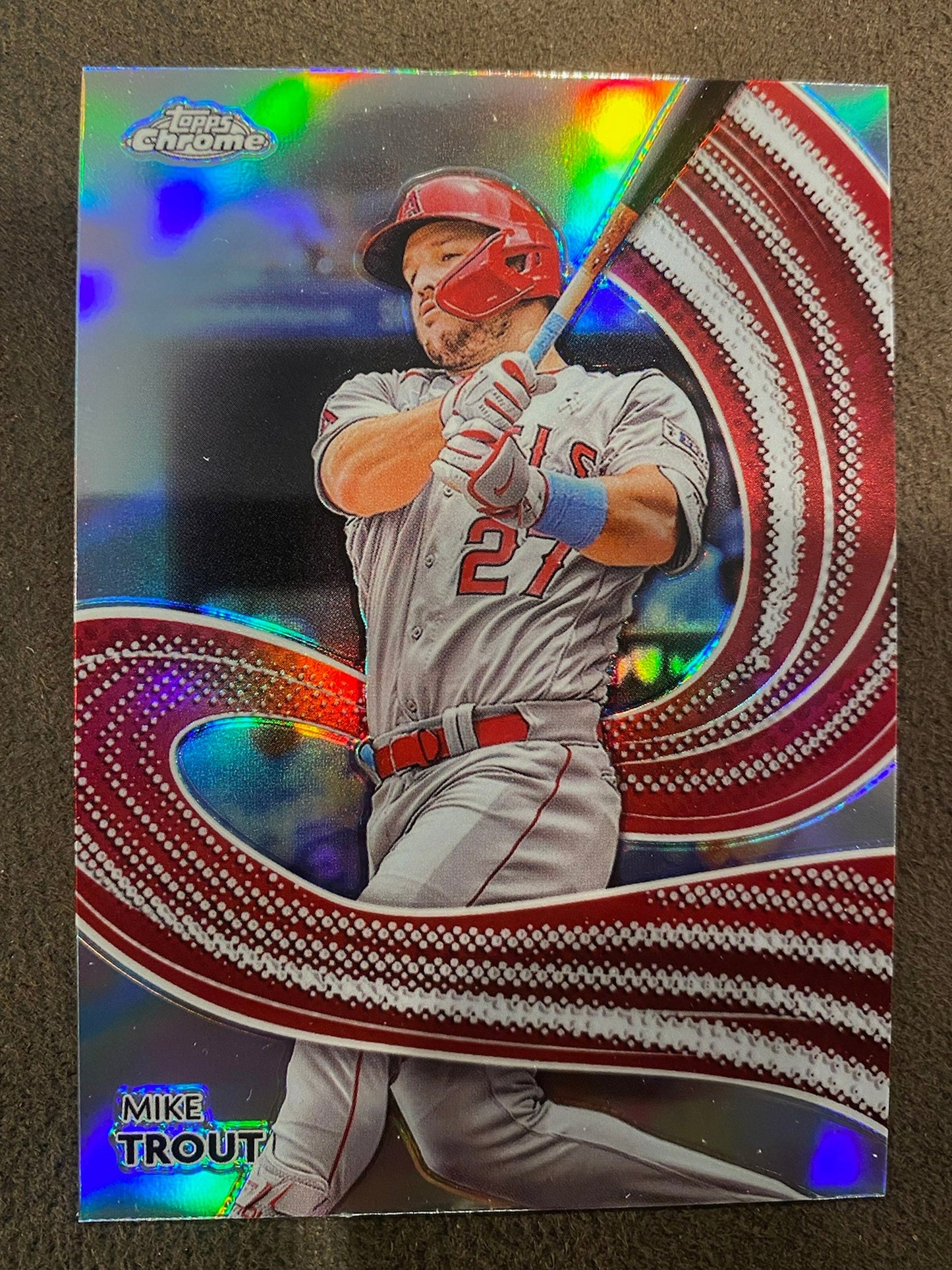 Mike Trout - 2024 Topps Chrome - Strokes - Angels