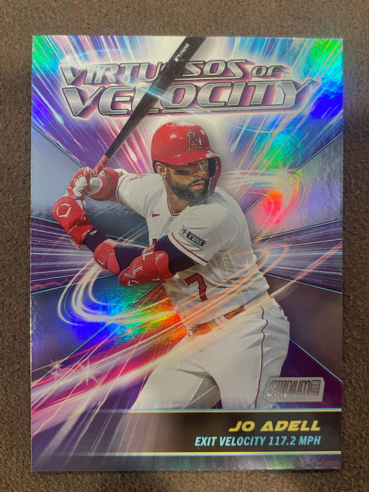 Jo Adell - 2024 Topps Stadium Club - Virtuosos of Velocity - Angels
