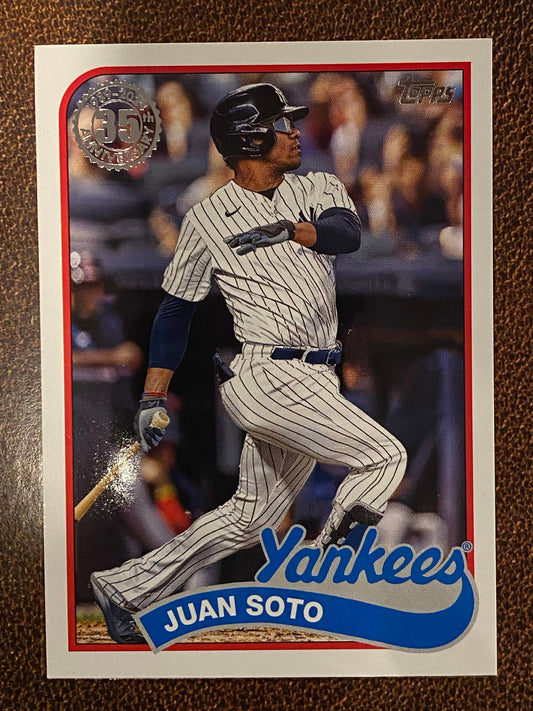 Juan Soto - 2024 Topps Series 2 - 1989 Insert - Yankees