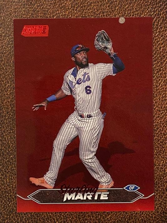 Starling Marte - 2024 Topps Stadium Club - Red Foil - Mets
