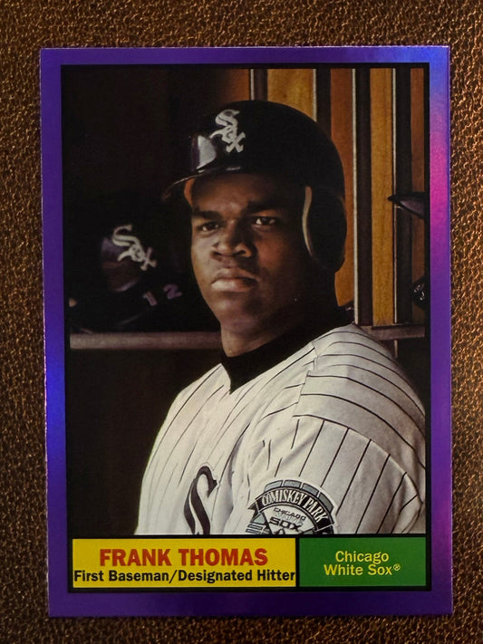 Frank Thomas - 2024 Topps Archives - Purple Foil - White Sox