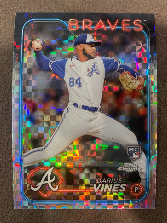 Darius Vines - 2024 Topps Chrome - XFractor - Braves