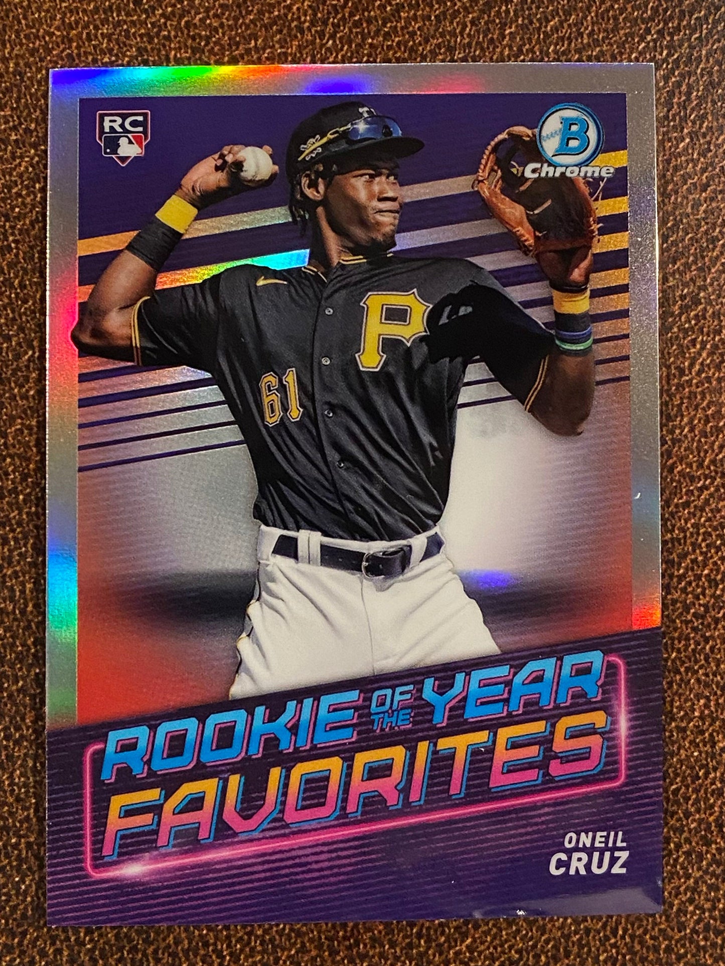 Oneil Cruz - 2022 Bowman - Rookie of the Year Favorites - Pirates