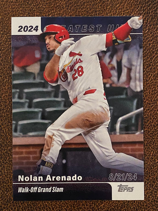 Nolan Arenado - 2025 Topps Series 1 - 2024 Greatest Hits - Cardinals
