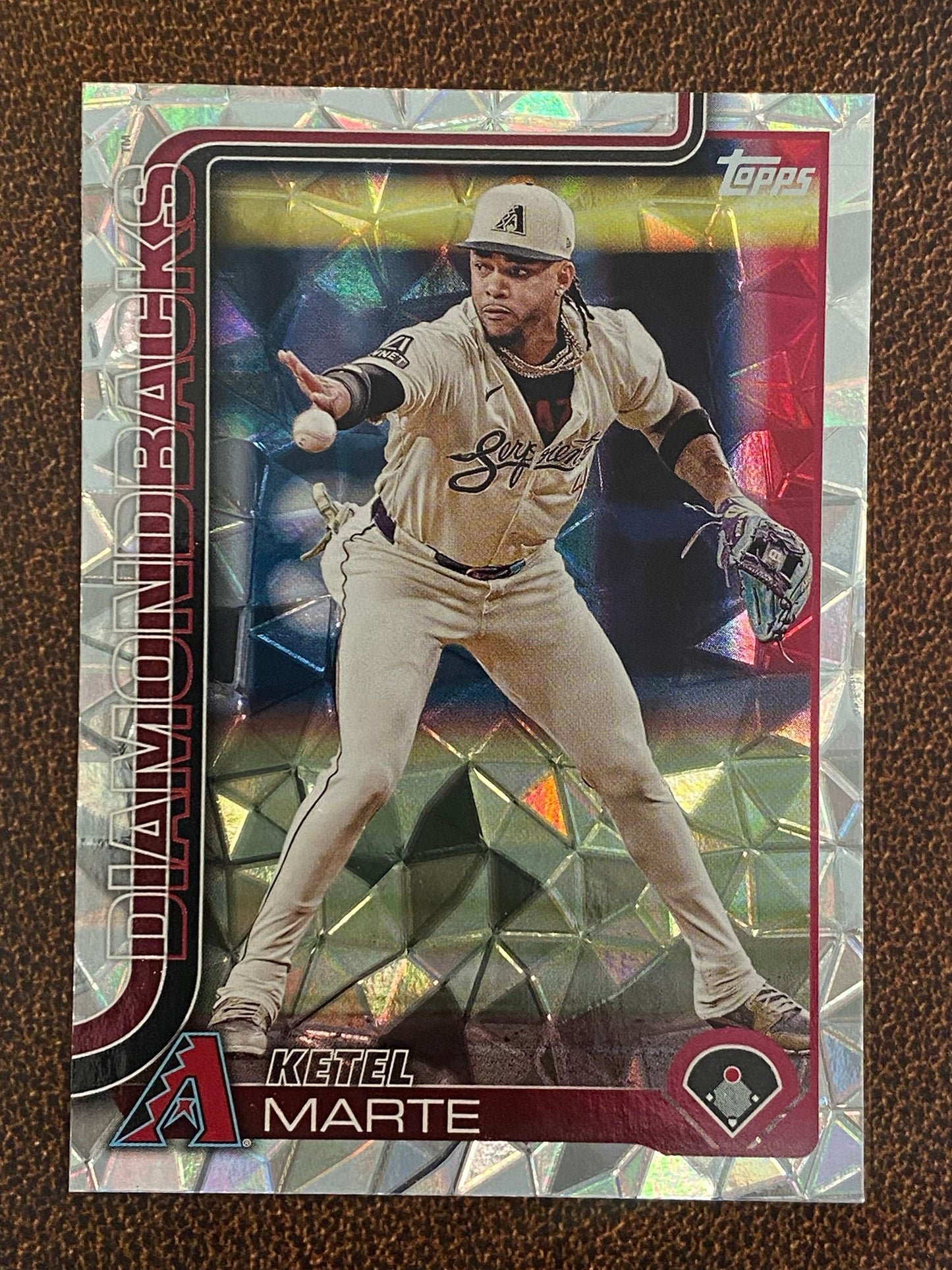 Ketel Marte - 2025 Topps Series 1 - Diamante - Diamondbacks