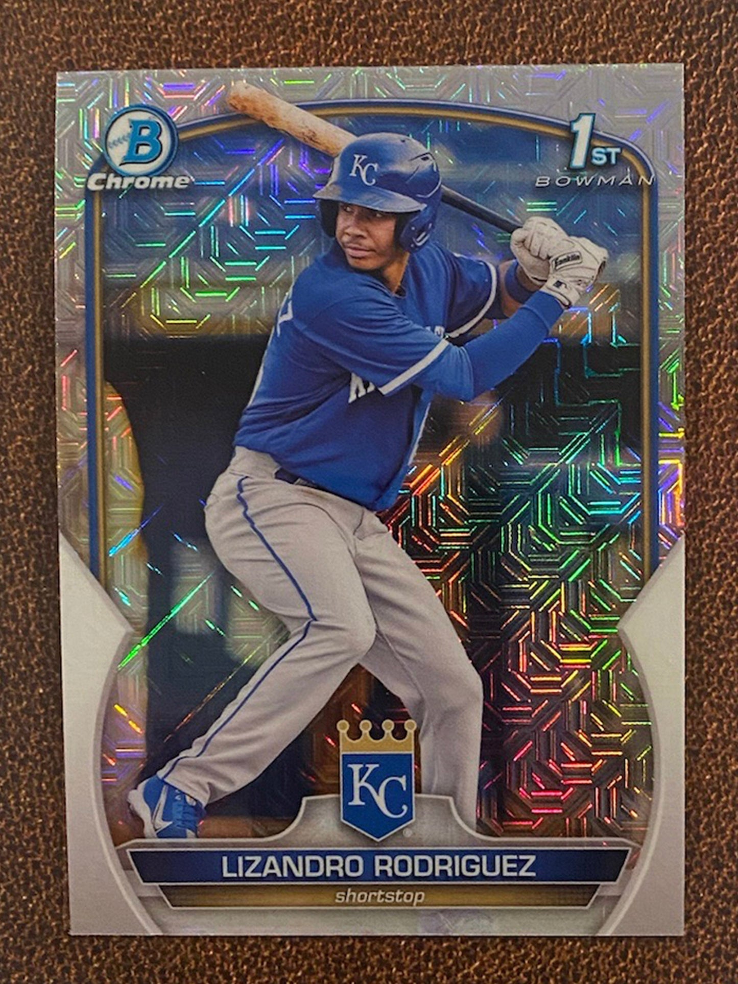 Lizandro Rodriguez - 2023 Bowman - Mega Box Mojo Refractor - Royals