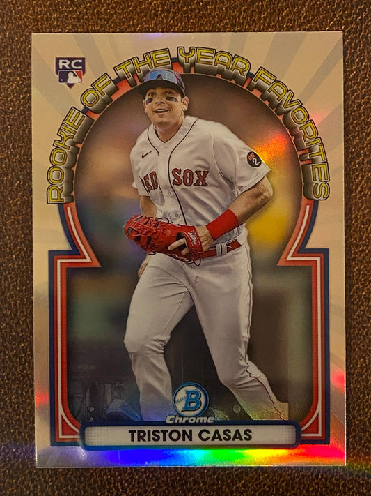 Triston Casas - 2023 Bowman - Rookie of the Year Favorites - Red Sox