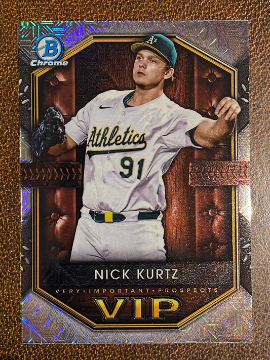 Nick Kurtz - 2025 Bowman - VIP Mojo Refractor - Athletics