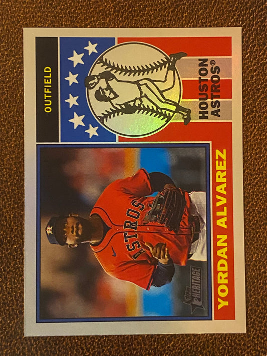 Yordan Alvarez - 2025 Topps Heritage - Player Icon Holographic - Astros