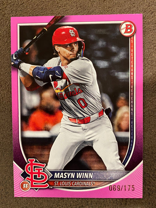Masyn Winn - 2024 Bowman - Pink /175 - Cardinals