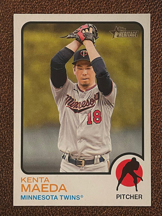 Kenta Maeda - 2022 Topps Heritage High Number - Short Print - Twins