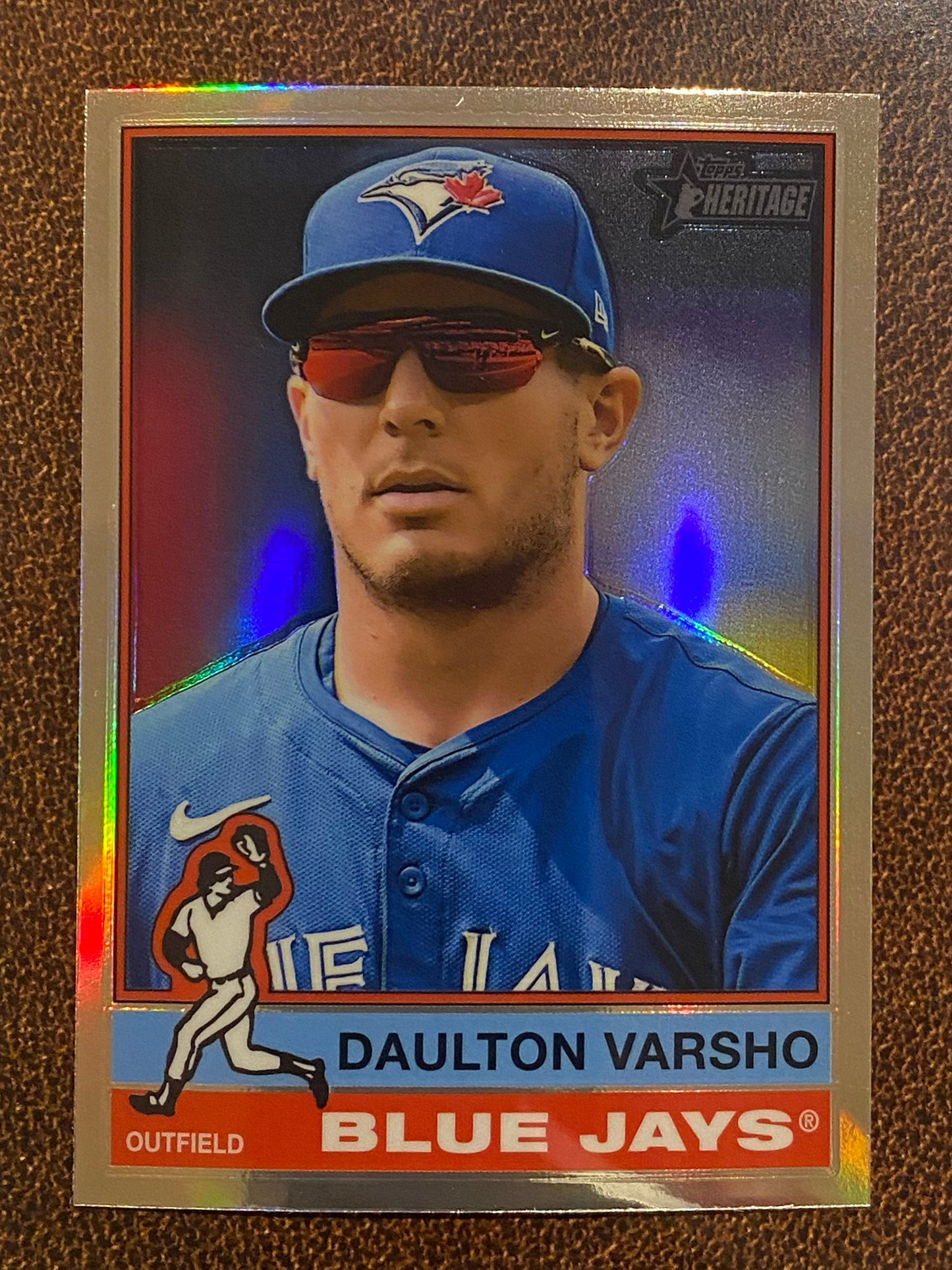 Daulton Varsho - 2025 Topps Heritage - Refractor - Blue Jays