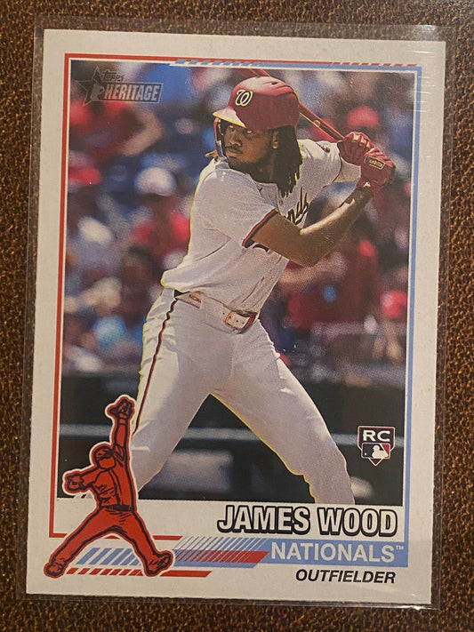 James Wood - 2025 Topps Heritage - Redefined - Nationals