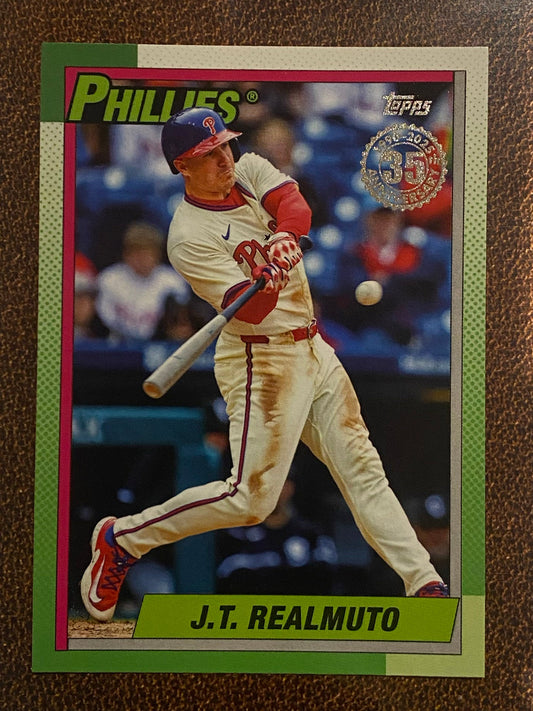 J.T. Realmuto - 2025 Topps Series 2 - 1990 Insert - Phillies
