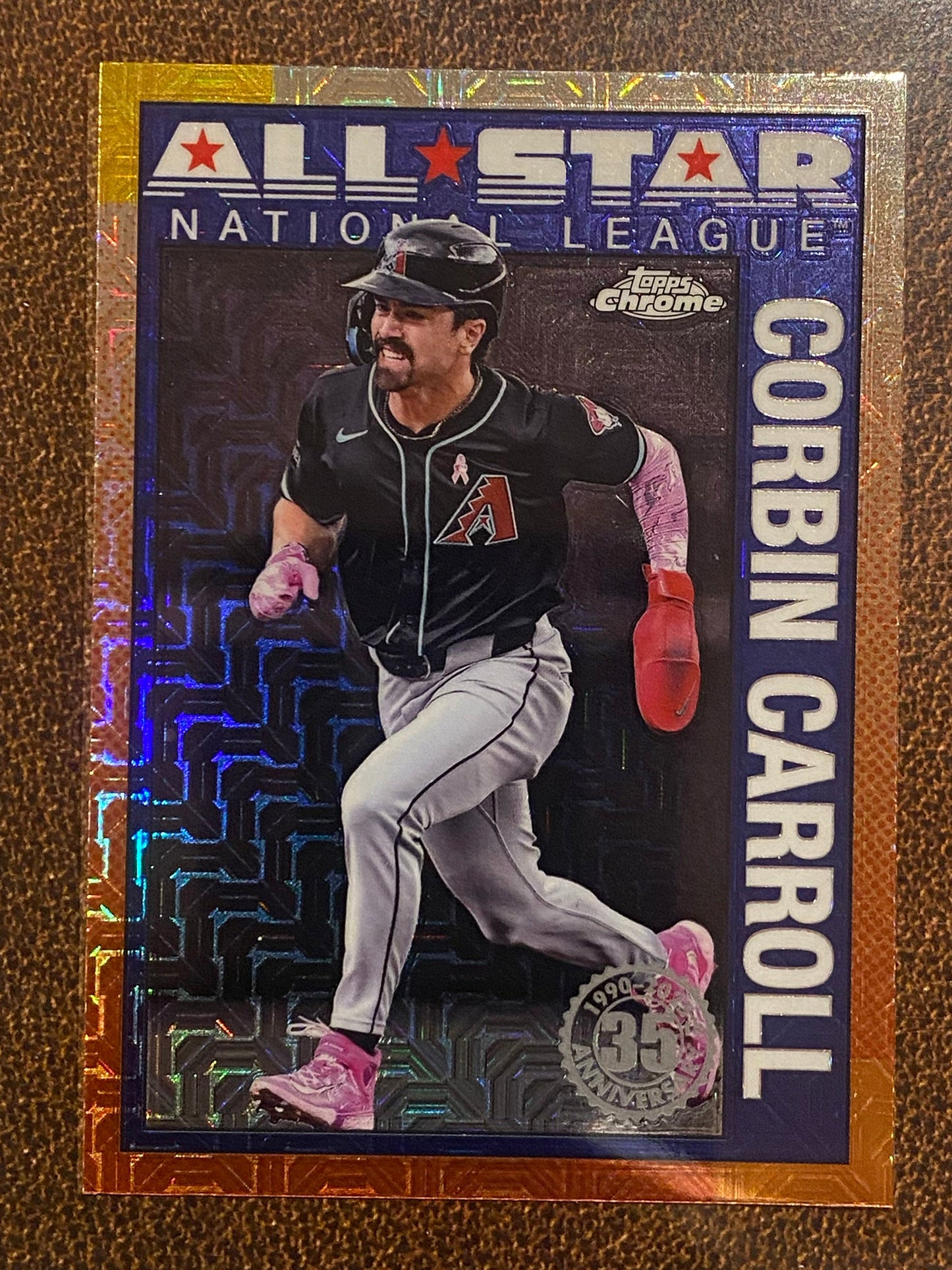 Corbin Carroll - 2025 Topps Series 2 - 1990 All Star Mojo Refractor - Diamondbacks