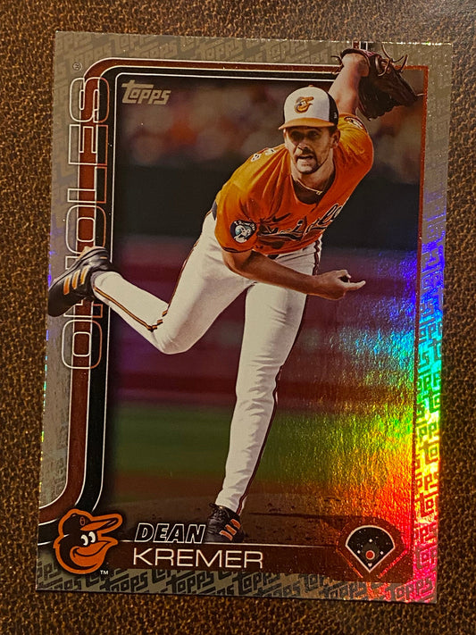 Dean Kremer - 2025 Topps Series 2 - Fanatics Exclusive Topps Foil Border - Orioles