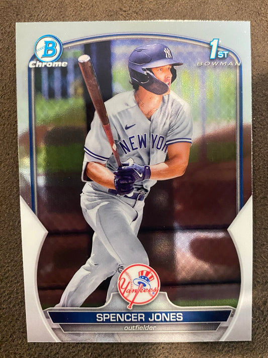 Spencer Jones - 2023 Bowman - 1st Chrome - Yankees
