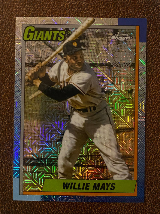 Willie Mays - 2025 Topps Update - 1990 Mojo Refractor - Giants