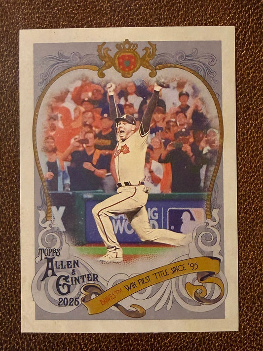 Freddie Freeman - 2025 Allen & Ginter - Sweet Victory - Braves