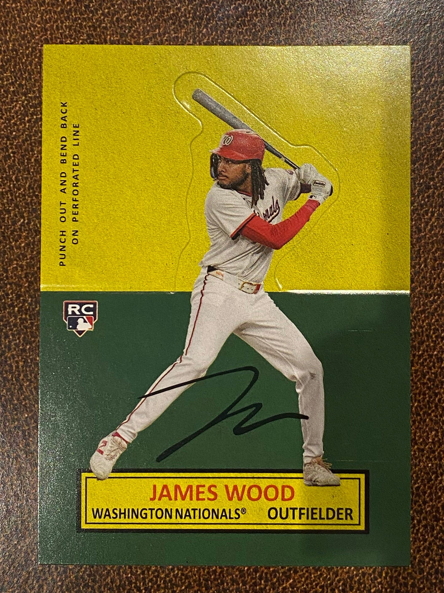 James Wood - 2025 Topps Archives - Stand Ups Insert - Nationals