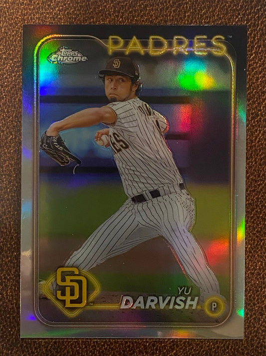 Yu Darvish - 2024 Topps Chrome - Refractor - Padres