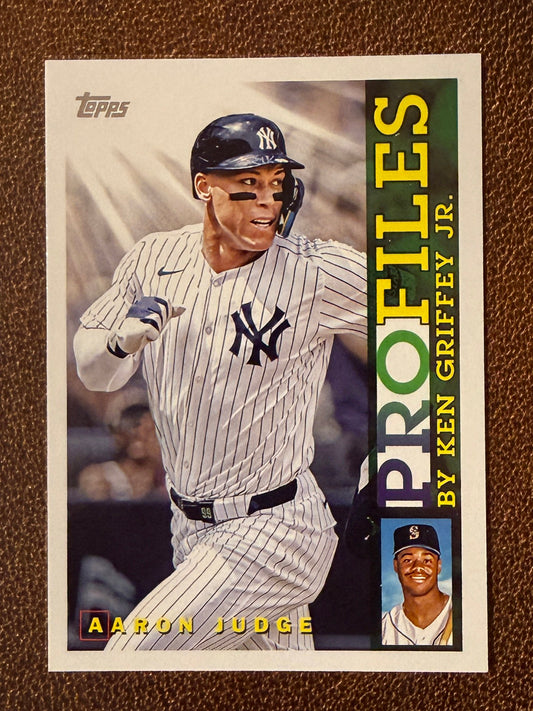 Aaron Judge - 2026 Topps Series 1 - Profiles Insert - Yankees