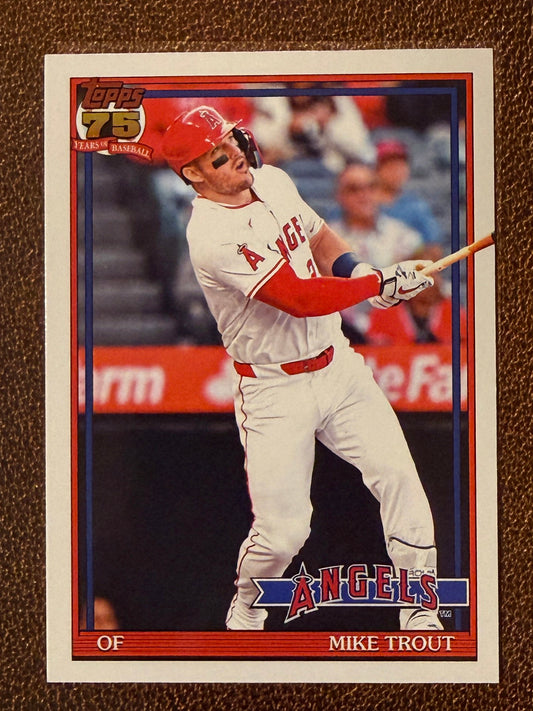 Mike Trout - 2026 Topps Series 1 - 1991 Insert - Angels