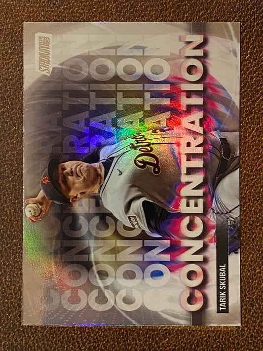 Tarik Skubal - 2025 Topps Stadium Club - Concentration Insert - Tigers