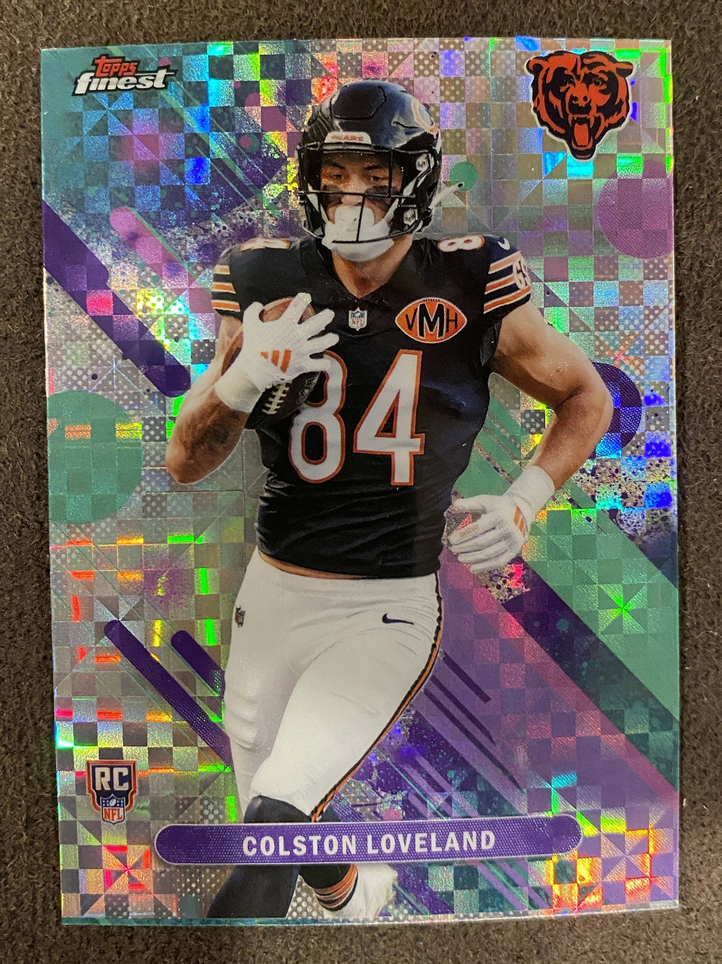 Colston Loveland - 2025 Topps Finest - Common XFractor - Bears