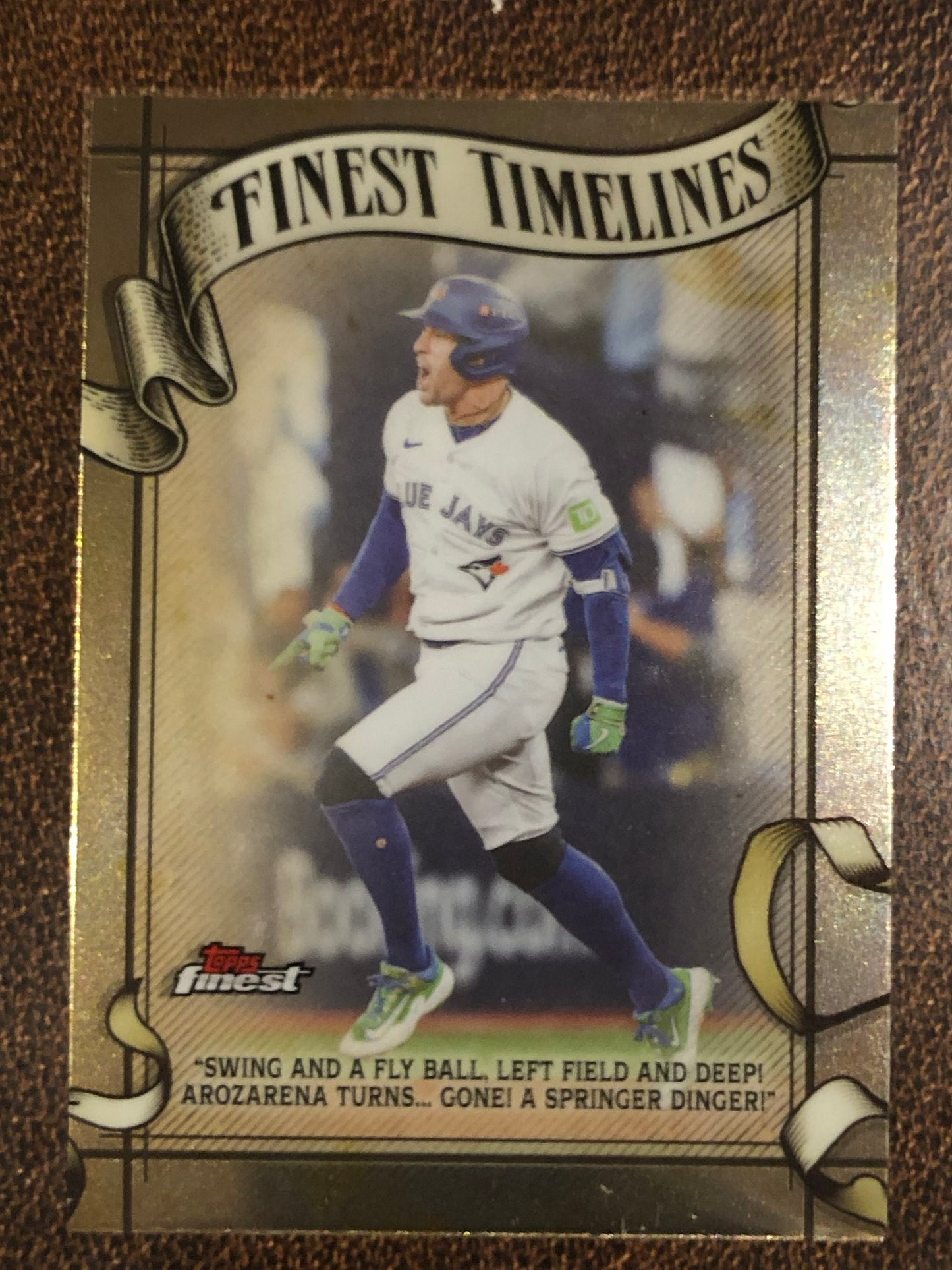 George Springer - 2026 Topps Finest - Finest Timelines - Blue Jays