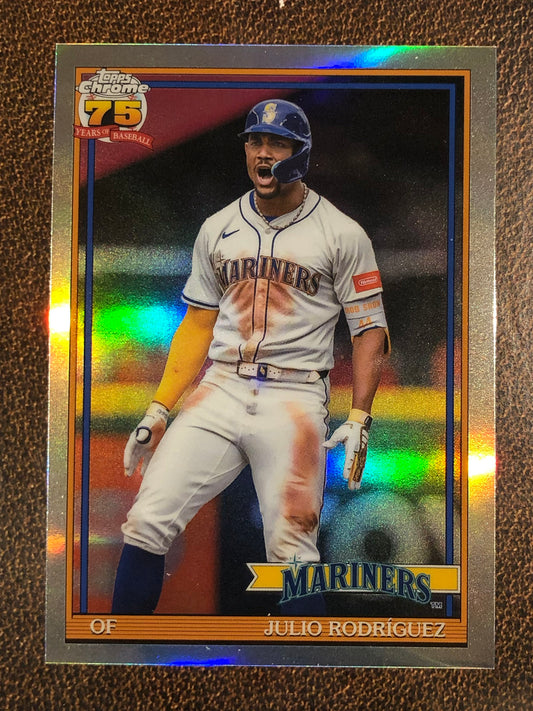 Julio Rodriguez - 2026 Topps Chrome - 1991 Insert - Mariners
