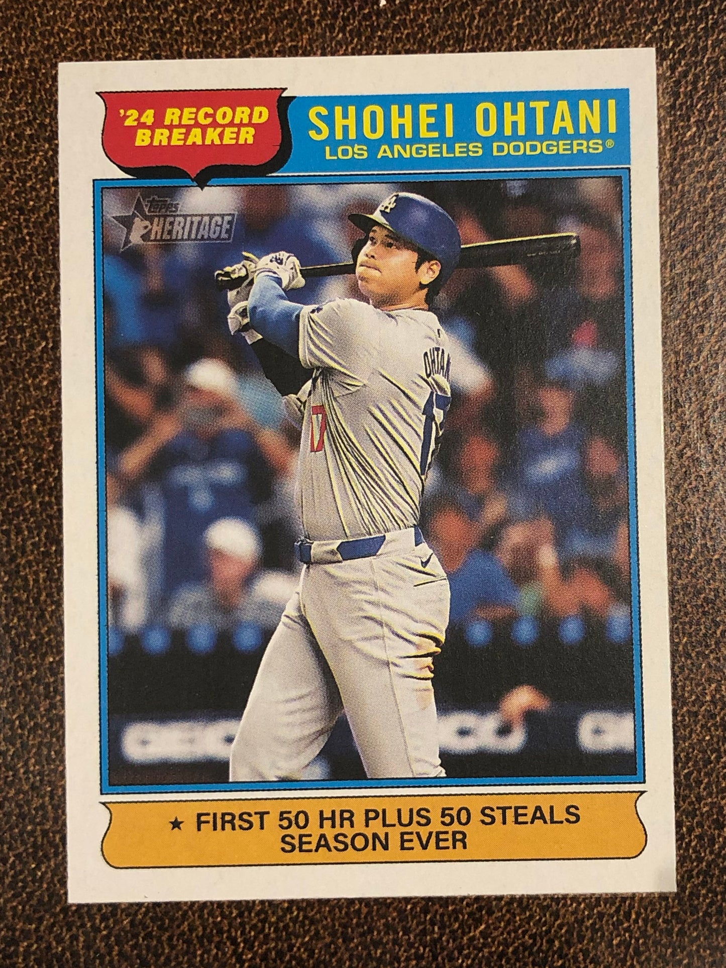 Shohei Ohtani - 2025 Topps Heritage - Base (#1) - Dodgers