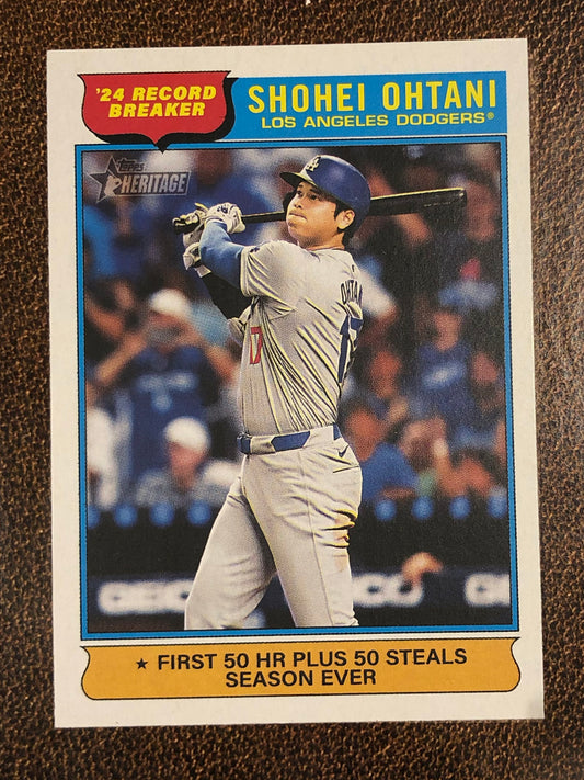 Shohei Ohtani - 2025 Topps Heritage - Base (#1) - Dodgers