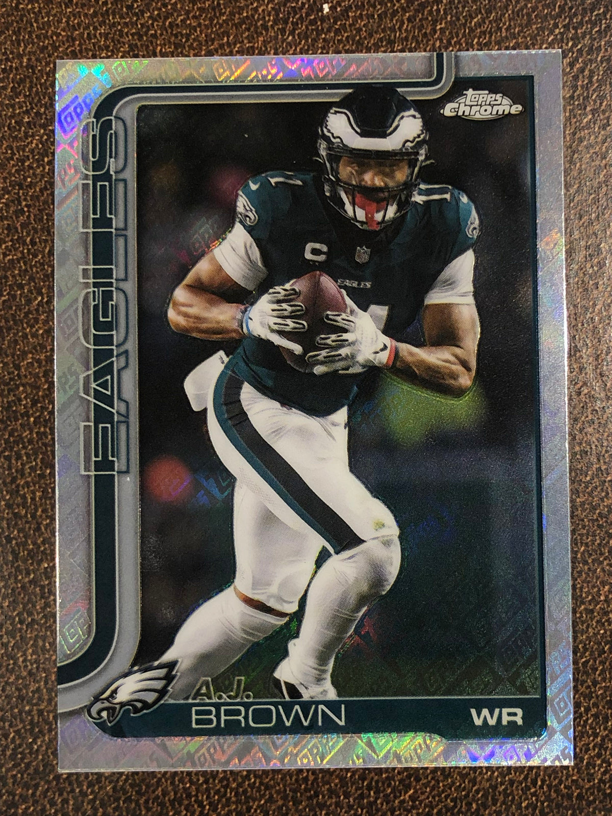 A.J. Brown - 2025 Topps Chrome - Topps Foil - Eagles